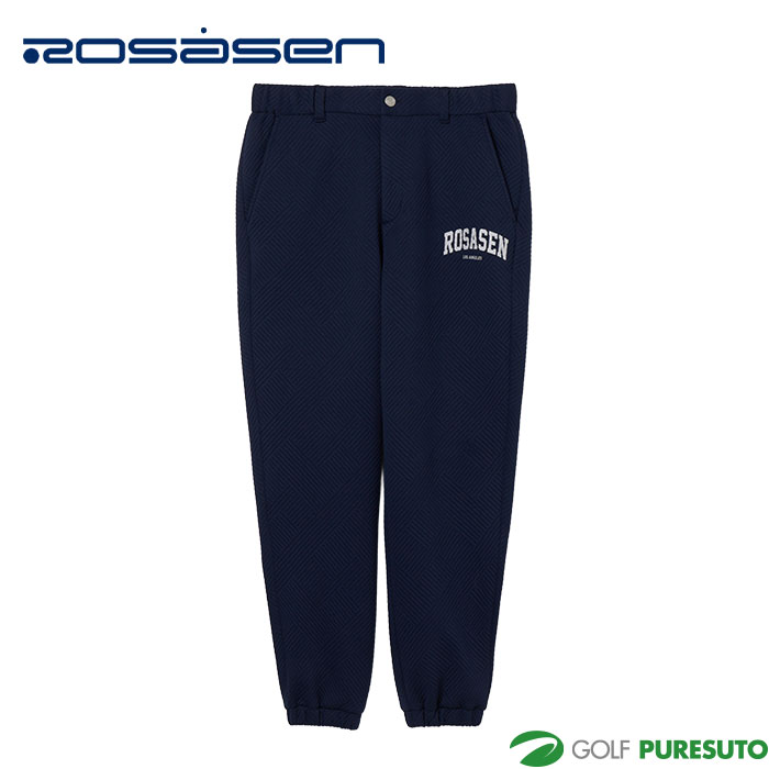 ロサーセン ゴルフ A-Line 膨れジャカード パンツ 047-74811 ゴルフウェア ボトムス 2025年秋冬モデル Rosasen GOLF