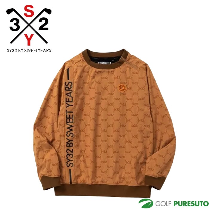 エスワイサーティトゥ バイ スウィートイヤーズ ゴルフ 長袖 FLOCKY WOVEN STRECH PISTE SHIRTS SYG-25A1-38 ゴルフウェア トップス 2025年秋冬モデル SY32 by SWEET YEARS GOLF