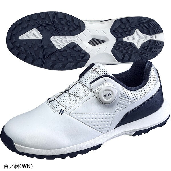 【レディース】ブリヂストン ゴルフ ゴルフシューズ ゼロ・スパイク バイター ライト SH2408 3E相当 スパイクレスシューズ ダイヤル式 ボア BOA 古江彩佳着用予定モデル 2024年秋冬モデル BRIDGESTONE ZSP-BITER LIGHT 軽量 女性用