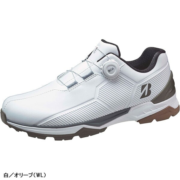 ブリヂストン ゴルフ ゴルフシューズ ゼロ・スパイク バイター ワイド SH2507 4E相当 防水仕様 ボア BOA スパイクレスシューズ 幅広 2025年秋冬モデル BRIDGESTONE GOLF ZSP-BITER WIDE ダイヤル式