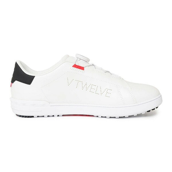 ブリヂストン ゴルフ V12 コラボレーション ゴルフシューズ ゼロ・スパイク バイター V12-25 BOA メンズ ZSP-BITER SHG5VT/V122521-SN01 3E相当 防水仕様 ボア BOA スパイクレスシューズ 2025年秋冬モデル BRIDGESTONE GOLF ヴィ トゥエルヴ コラボ ダイヤル式 25.0cm 白(WH)