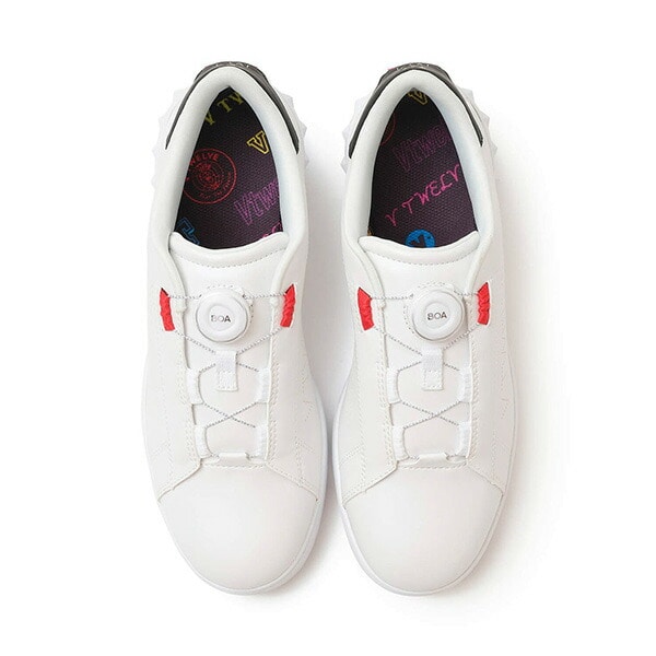 ブリヂストン ゴルフ V12 コラボレーション ゴルフシューズ ゼロ・スパイク バイター V12-25 BOA メンズ ZSP-BITER SHG5VT/V122521-SN01 3E相当 防水仕様 ボア BOA スパイクレスシューズ 2025年秋冬モデル BRIDGESTONE GOLF ヴィ トゥエルヴ コラボ ダイヤル式 25.0cm 白(WH)