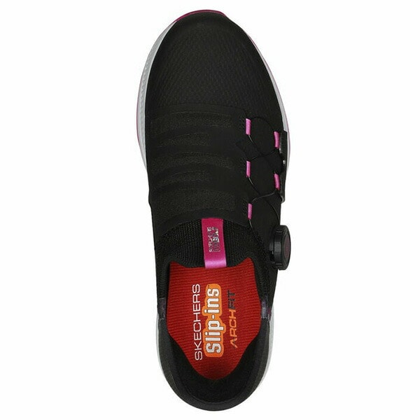 【レディース】スケッチャーズ ゴルフシューズ スリップインズ ゴーゴルフ エリート5 スリップイン 123062 GO GOLF ELITE 5 Slip-ins 靴 シューズ ハンズフリーで靴の脱ぎ履きが可能 ノーマル 2E相当 Skechers 防水 スパイクレス 24.5cm ホワイト/マルチ(WMLT)