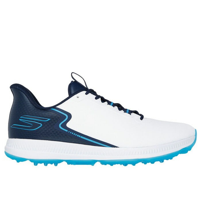 スケッチャーズ Skechers スニーカー スリップインズ ゴーゴルフ エリート 6 メンズ 214130 Slip-ins GO GOLF ELITE 6 靴 シューズ ハンズフリーで靴の脱ぎ履きが可能 ノーマル 2E相当 紐タイプ レースアップ 27.5cm ホワイト(WHT)