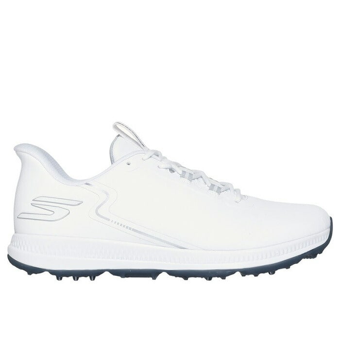 スケッチャーズ Skechers スニーカー スリップインズ ゴーゴルフ エリート 6 メンズ 214130 Slip-ins GO GOLF ELITE 6 靴 シューズ ハンズフリーで靴の脱ぎ履きが可能 ノーマル 2E相当 紐タイプ レースアップ 27.5cm ホワイト(WHT)