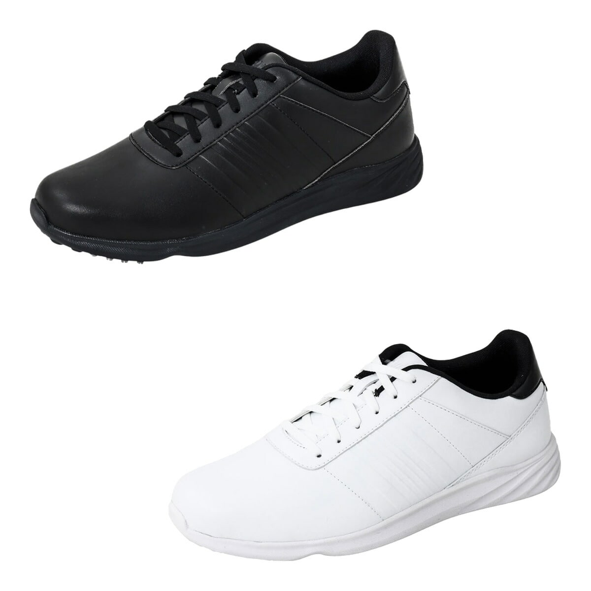 本間ゴルフ ゴルフシューズ SR12503 ユニセックス 紐式 スパイクレスシューズ 4E相当 2025年春夏モデル HONMA GOLF ホンマゴルフ SR-12503 靴 シューレース 紐タイプ 幅広 SPIKELESS SHOES メンズ レディース 27.5cm ホワイト