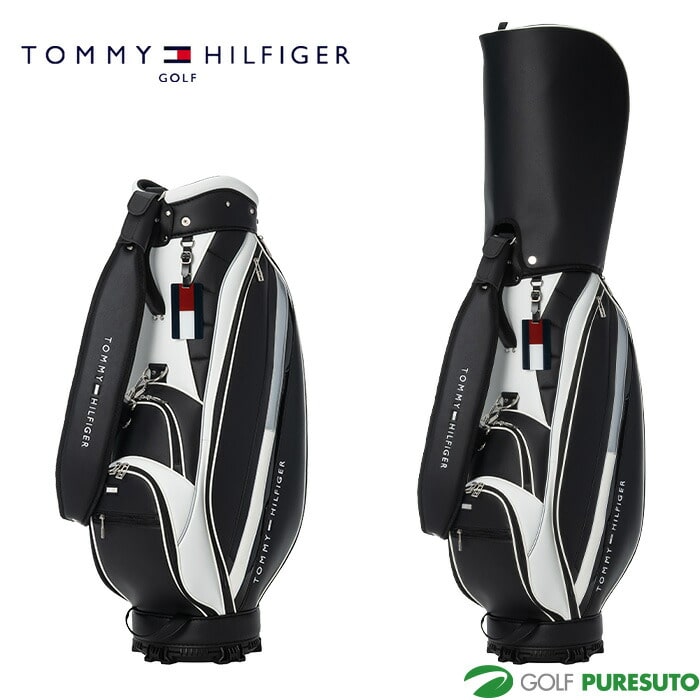 トミーヒルフィガー ゴルフ 9.0型 カート キャディバッグ べーシック THMG6SC7 ゴルフバッグ カートタイプ  2026年モデル TOMMY HILFIGER GOLF