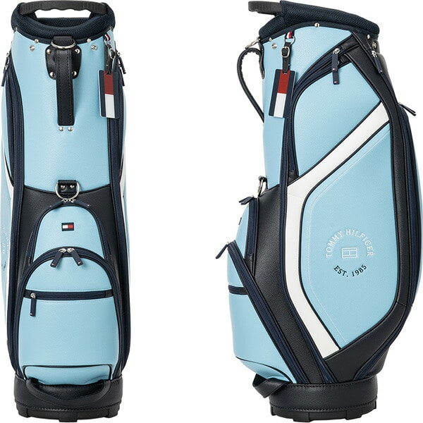 トミーヒルフィガー カート キャディバッグ thmg5fc3 【9.0型】ブルー カートキャディバッグ フラッグロゴ ブルー THMG5FC3 [9.0型 /46インチ