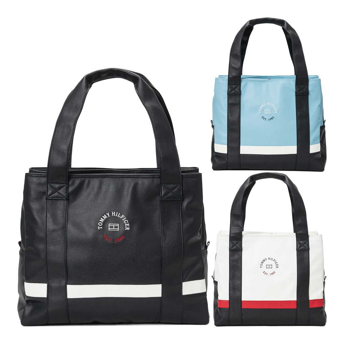 トミーヒルフィガー キャディバッグ フラッグロゴ ネイビー 2025 TOMMY HILFIGER GOLF（トミー ヒルフィガー ゴルフ） ゴルフ キャデイ