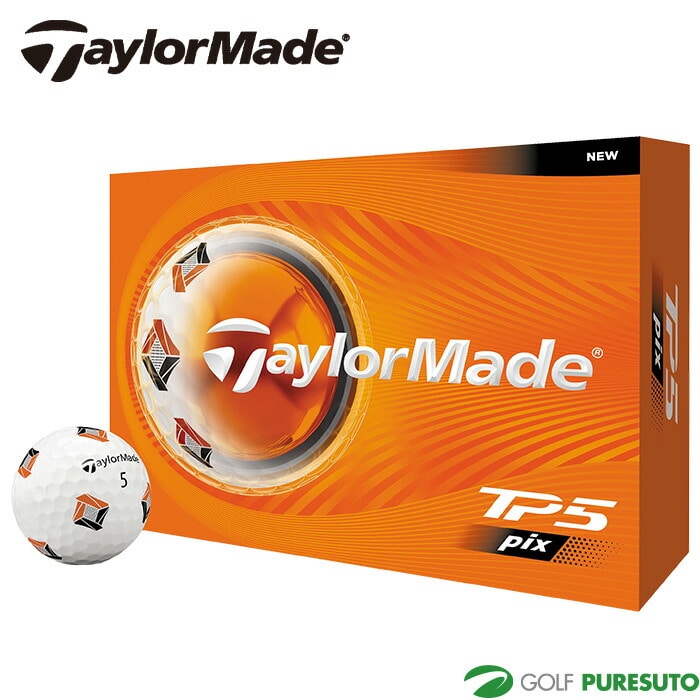 テーラーメイド ゴルフボール TP5 pix／TP5x pix 1ダース（12球入）2026年モデル TaylorMade GOLF[ティーピーファイブ エックス ピックス]