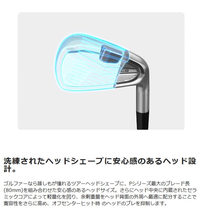 テーラーメイド New P8CB('25)アイアン 単品 (#5) N.S.PRO 950 GH NEO/N.S.PRO MODUS3 TOUR 105 スチールシャフト 2025年モデル Taylormade N.S.PRO MODUS3 TOUR 105 (S) #5