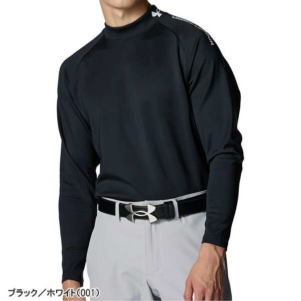 アンダーアーマー 長袖 モックネックシャツ UAドライブ アーマーニット メンズ 6007931 ゴルフウェア トップス UNDER ARMOUR 2025年秋冬モデル 秋冬ウェア