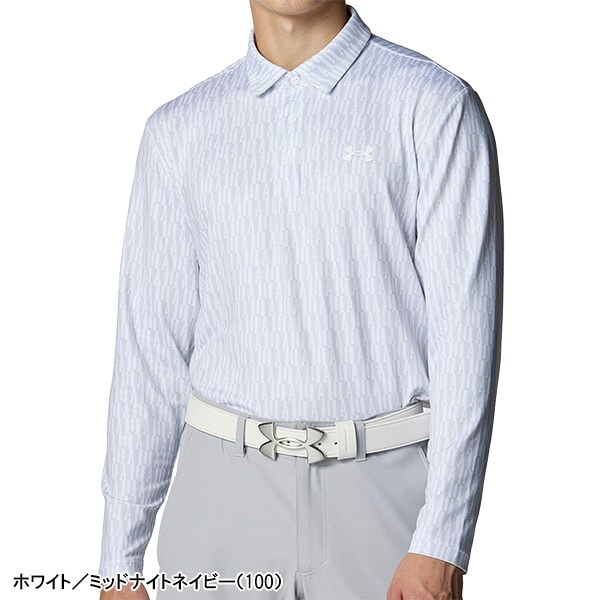 アンダーアーマー 長袖 ポロシャツ UAドライブ プレーオフ ロングスリーブ ポロ メンズ 6007933 ゴルフウェア トップス UNDER ARMOUR 2025年秋冬モデル 秋冬ウェア