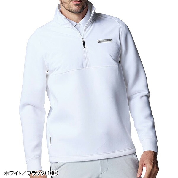 アンダーアーマー 長袖 ハーフジップジャケット UAドライブプロ ハイブリッド 1/2ジップ ジャケット メンズ 6005666 ゴルフウェア アウター ブルゾン トップス UNDER ARMOUR 2025年秋冬モデル 秋冬ウェア