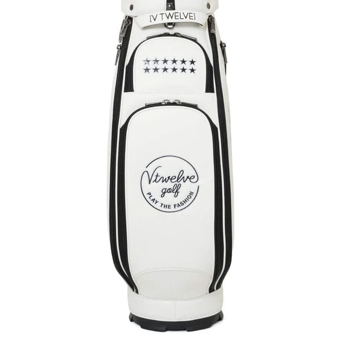 V12 ゴルフ 9.5型 V12 PRO CADDY カートキャディバッグ V122511-CB04 カートタイプ ネームプレート刻印無料! 2025年春夏モデル - BLACK