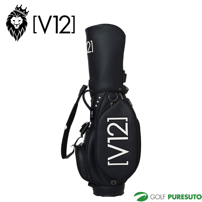 V12 ゴルフ 9.5型 V12 PRO CADDY カートキャディバッグ V122511-CB04 カートタイプ ネームプレート刻印無料! 2025年春夏モデル