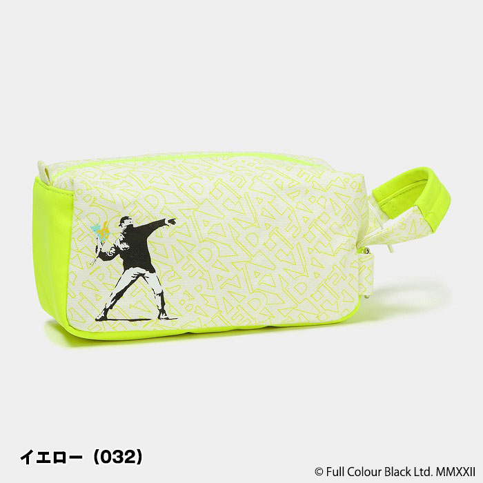 【在庫処分】【レディース】ビバハート ブランダライズド ポーチ FLOWER BOMBER バンクシー 013-86202 おしゃれ - イエロー(032)