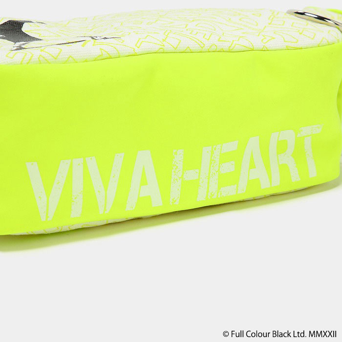 【在庫処分】【レディース】ビバハート ブランダライズド ポーチ FLOWER BOMBER バンクシー 013-86202 おしゃれ - イエロー(032)