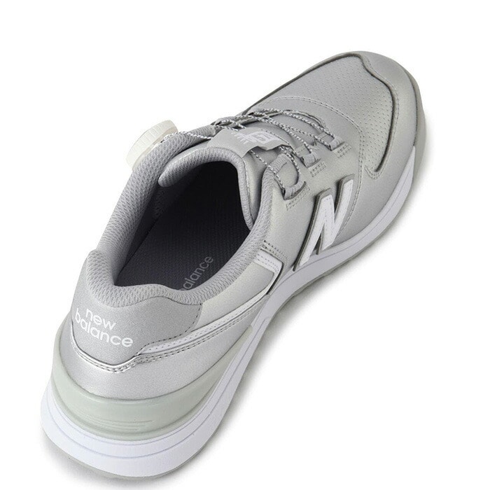 【レディース】ニューバランス ゴルフシューズ 574 v3 SL BOA スパイクレスシューズ WGBS574 WGBS574D 2E相当 2024年秋冬新色 New Balance Golf ボア 靴 ダイヤル式 女性用 23.0cm シルバー(D)