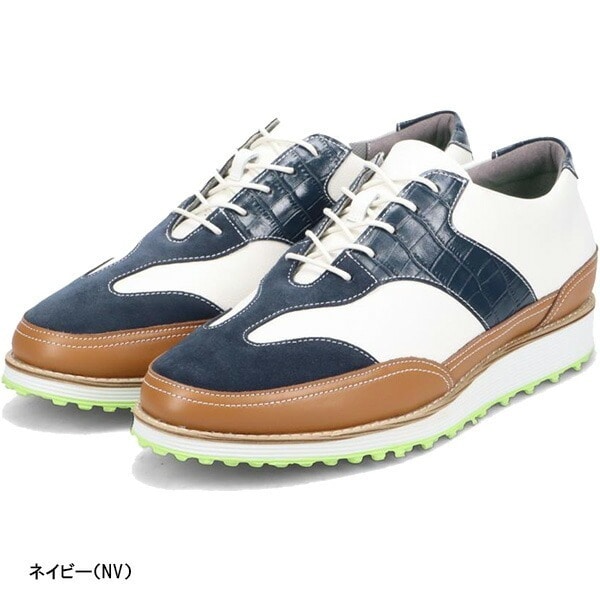 【プレゼントキャンペーン】フープレイ ゴルフシューズ ロバートソン Robertson メンズ 24434655 whooplay スパイクレスシューズ 撥水 紐タイプ シューレース 2025年モデル