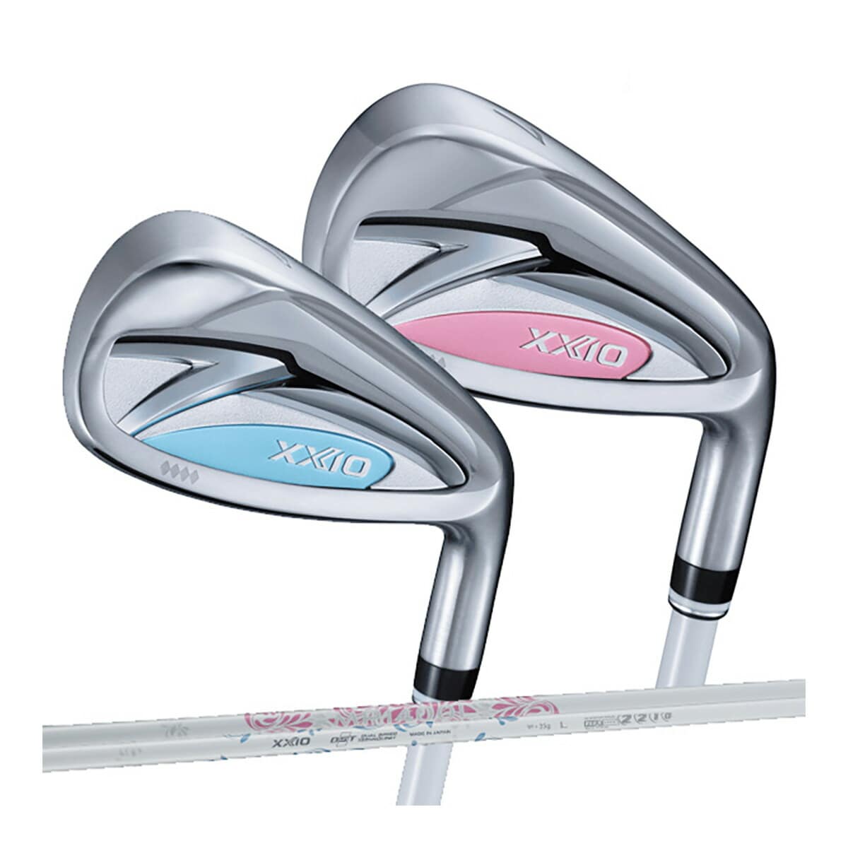 【レディース】ダンロップ ゼクシオ 14 アイアン 5本セット（ブルー／ホワイト） ゼクシオ MP1400L カーボンシャフト 2025年モデル[DUNLOP XXIO14][女性用 アイアンセット #7～9、PW、SW]