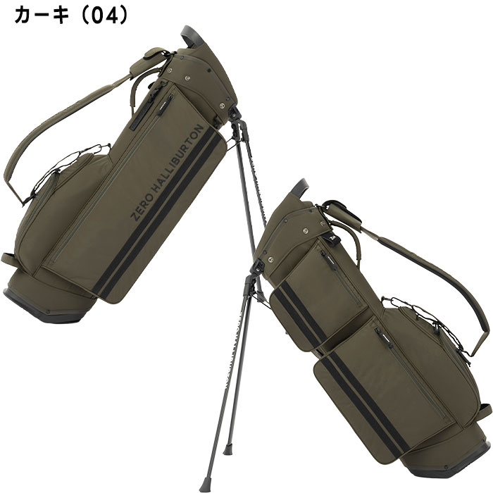 ゼロハリバートン ゴルフ 8.5型 DICROS SOLO Series tand Bag キャディバッグ ZHG-CB DS 85012 ゴルフバッグ スタンドタイプ 2025年秋冬モデル ZERO HALLIBURTON GOLF - ネイビー(03)