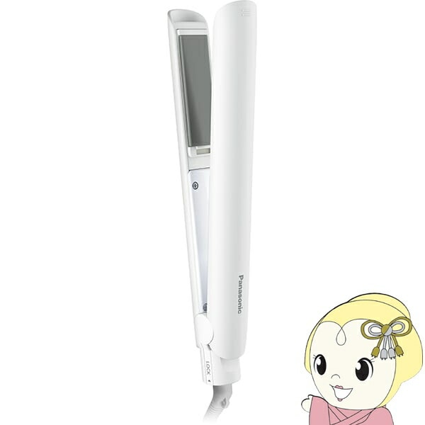 在庫僅少 コンパクトストレートアイロン パナソニック Panasonic ホワイト EH-HV1B-W 海外対応