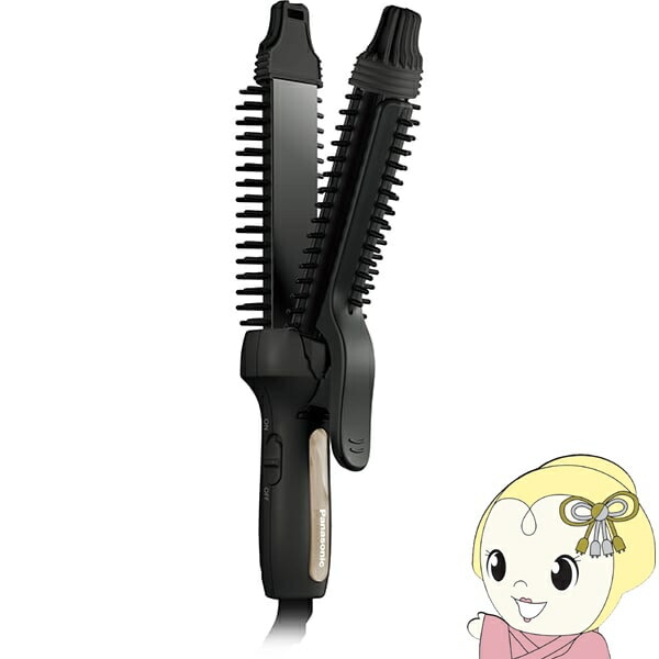 在庫あり ブラシアイロン コンパクト 26mm カール ストレート 2Way Panasonic EH-HV42-K