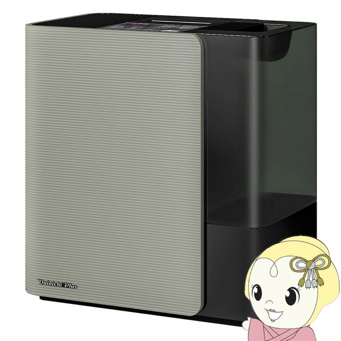 在庫限り　加湿器 ダイニ知 ハイブリッド式 温風気化式 プレハブ洋室27条 木造16条 モスグレー HD－LX1025－H 大容量 お手入れ簡単