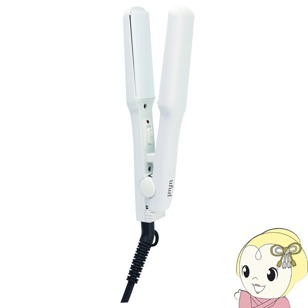 在庫処分 macros マクロス ufurl プチストレートアイロンワイドプレート WH MEBL-128WH