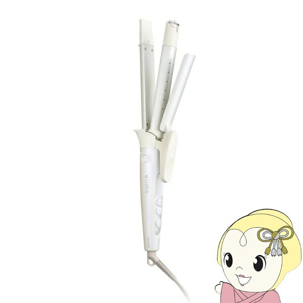 在庫あり　テスコム TESCOM 2WAY スチームヘアアイロン ストレートアイロン カールアイロン 26mm 26ミリ elims エリムス シェルホワイト TW552B-W