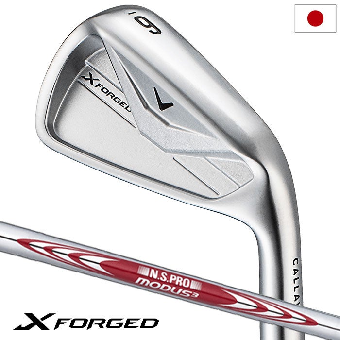 超美品★2025Callaway X FORGED アイアン6本モーダス105S キャロウェイ X FORGED アイアン 5本セット(6-9,PW) メンズ 右用 N.S.
