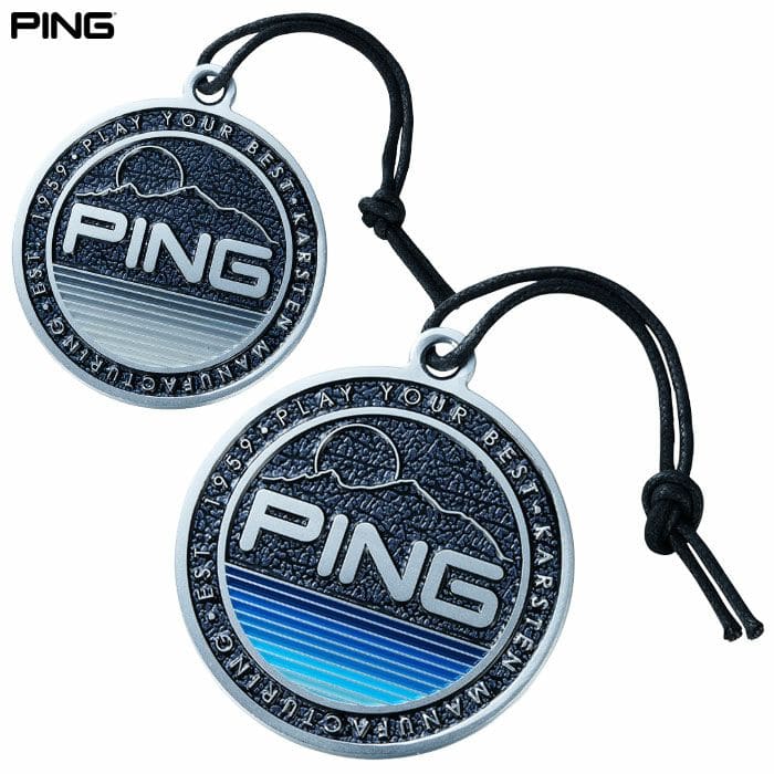 PING ピン AC-N2502 メタルネームプレート ゴルフ 名札 2025年モデル