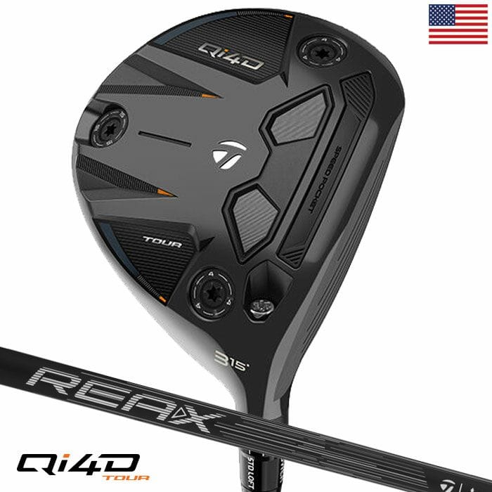 テーラーメイド Qi4D Tour Fairway フェアウェイウッド メンズ 右用 REAX カーボン USA直輸入品 2026年モデル 並行輸入 TaylorMade ゴルフクラブ