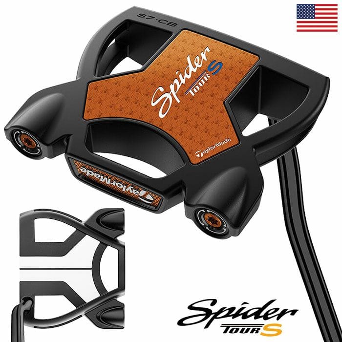 テーラーメイド ゴルフ Spider Tour S Counter Balance カウンターバランス パター メンズ 右用 38インチ スパイダー ツアー TaylorMade 2025年モデル USA直輸入品 並行輸入品 ゴルフクラブ golf