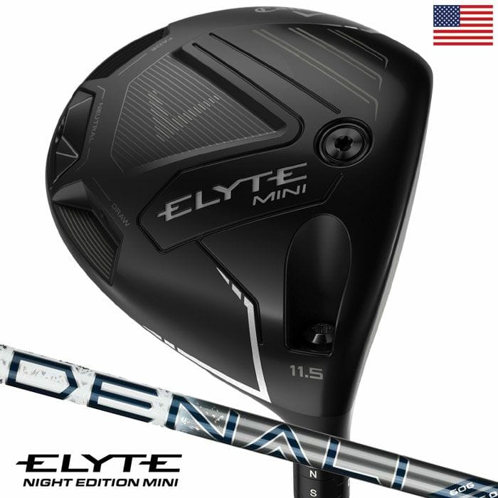 数量限定 キャロウェイ Elyte Mini Driver Night Edition エリート ナイト ドライバー メンズ 右用 Project X Denali Charcoal Graphite USA直輸入品 2025年モデル Callaway ゴルフクラブ 並行輸入