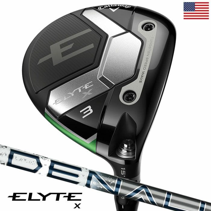 キャロウェイ ゴルフ ELYTE X Fairway Woods エリート フェアウェイウッド メンズ 右用 PROJECT X DENALI CHARCOAL GRAPHITE USA直輸入品 2025年モデル Callaway ゴルフクラブ golf