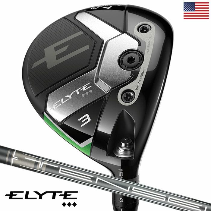 キャロウェイ ゴルフ ELYTE Triple Diamond Fairway Woods エリート フェアウェイウッド メンズ 右用 Tensei 1K Black Graphite USA直輸入品 2025年モデル Callaway ゴルフクラブ golf