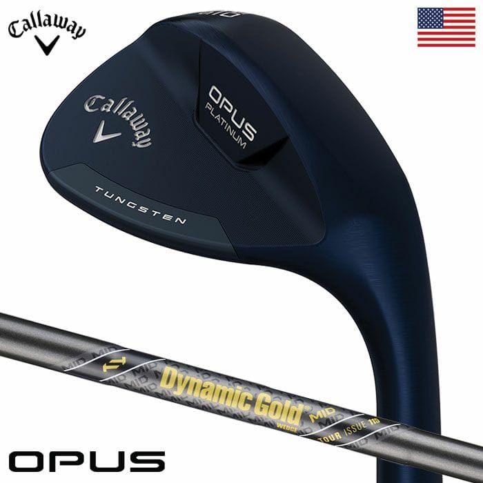 キャロウェイ ゴルフ Opus Platinum Blue ウェッジ メンズ 右用 DYNAMIC GOLD MID 115 GUNMETAL スチールシャフト装着 2024年モデル 日本未発売モデル Callaway USA直輸入品 golf