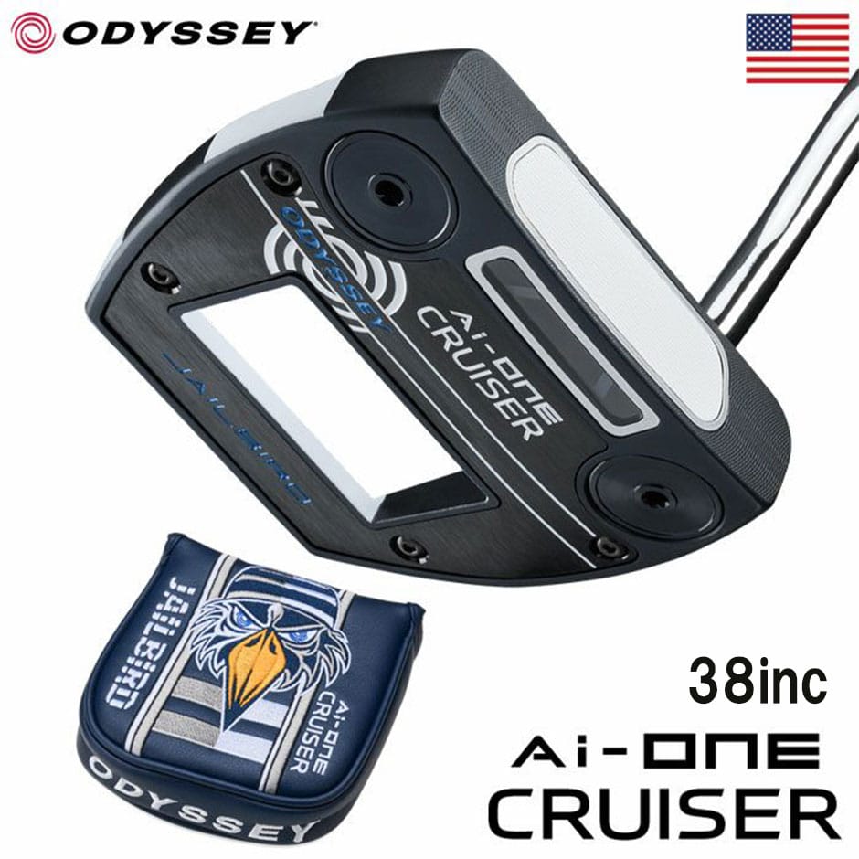 オデッセイ ゴルフ AI-ONE CRUISER JAILBIRD パター メンズ 右用 Ai-ONE Cruiser Steel 38インチ ODYSSEY 2024年モデル USA直輸入品 ゴルフクラブ 38inc 38インチ golf