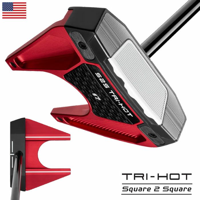 オデッセイ Square 2 Square TRI-HOT #7 パター メンズ 右用 33,34,35インチ ODYSSEY 2025年モデル USA直輸入品 ゴルフクラブ 並行輸入品