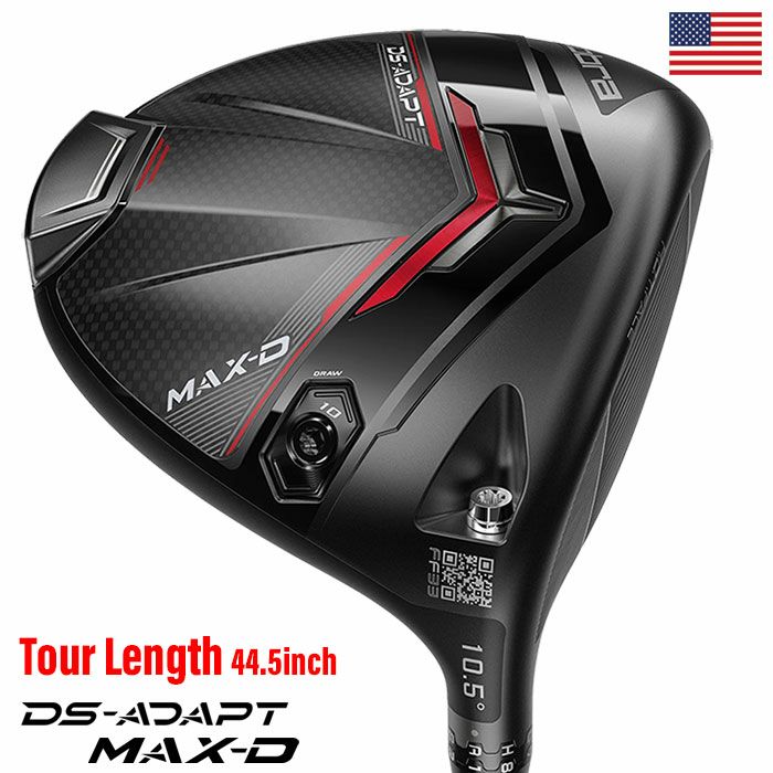 コブラ ゴルフ 2025 DS-ADAPT MAX-D Driver ツアーレングス ドライバー メンズ 右用 Denali Red 50 カーボンシャフト装着 USA直輸入品 ゴルフクラブ golf