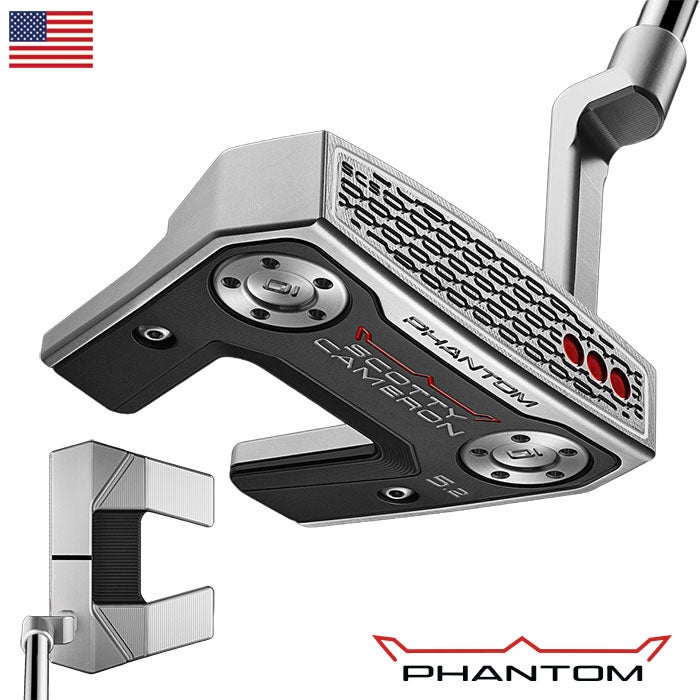 スコッティキャメロン PHANTOM 5.2 パター メンズ 右用 SCOTTY CAMERON 2026年モデル USA直輸入品 並行輸入 ゴルフクラブ