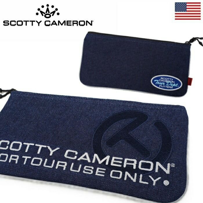 スコッティキャメロン ゴルフ デニム サークルT キャッシュバッグ ScottyCameron USA直輸入品 ゴルフ用品