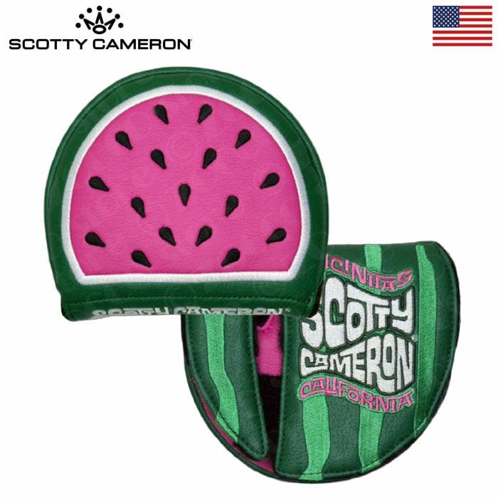 スコッティキャメロン パターカバー Watermelon Mid Mallet ヘッドカバー マレット ゴルフ Scotty Cameron USA直輸入品