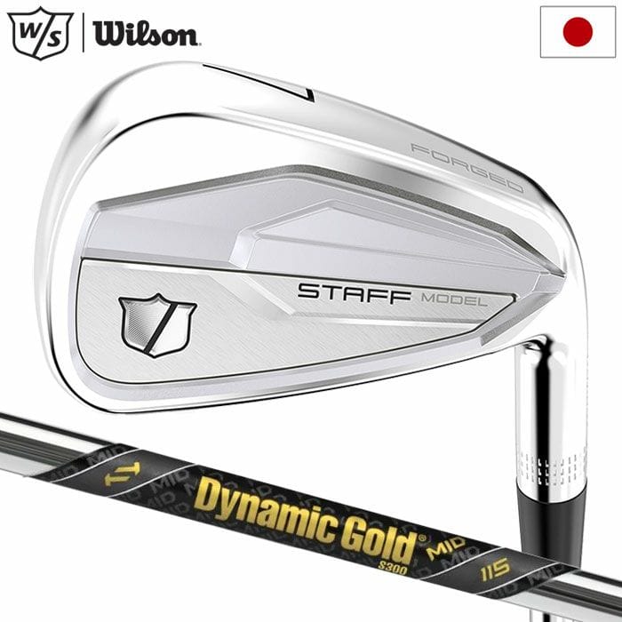 ウイルソンスタッフ ゴルフ Wilson Staff Model CB Irons アイアン 6本セット(5-PW) メンズ 右用 DYNAMIC GOLD MID 115 2024年モデル USA直輸入品 ゴルフクラブ golf