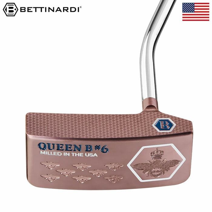 ベティナルディ ゴルフ Queen B 6 Putter パター メンズ 右用 33インチ 34インチ Standard グリップ USA直輸入品 BETTINARDI GOLF 2025年モデル ゴルフクラブ golf