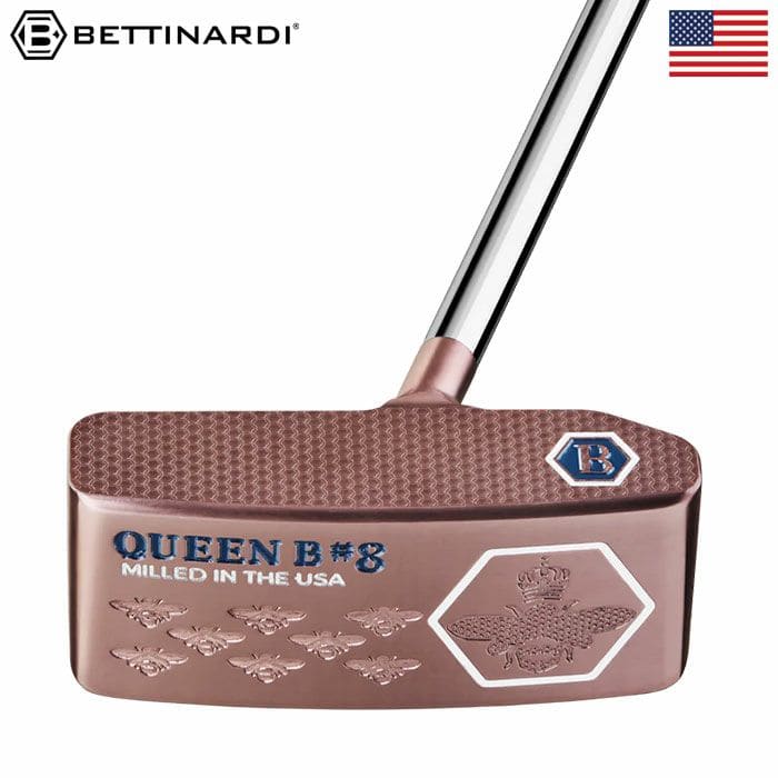 ベティナルディ ゴルフ Queen B 8 Center Putter パター メンズ 右用 33インチ 34インチ Standard グリップ USA直輸入品 BETTINARDI GOLF 2025年モデル ゴルフクラブ golf