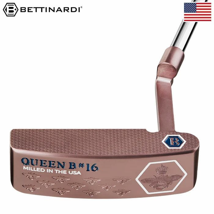 ベティナルディ ゴルフ Queen B 16 Putter パター メンズ 右用 33インチ 34インチ Standard グリップ USA直輸入品 BETTINARDI GOLF 2025年モデル ゴルフクラブ golf