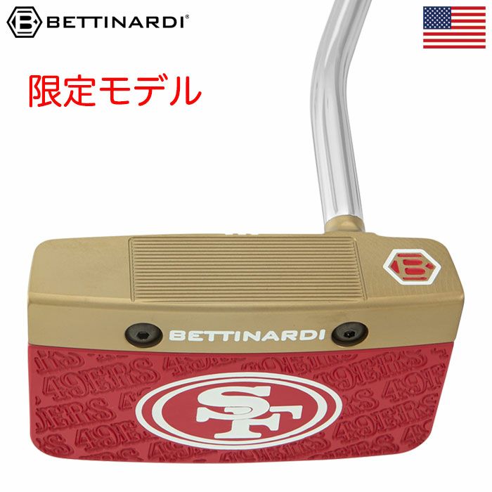 【限定モデル】ベティナルディ ゴルフ San Francisco 49ers INOVAI 10.0 RC Putter パター メンズ 右用 34インチ USA直輸入品 BETTINARDI GOLF 2025年モデル ゴルフクラブ golf